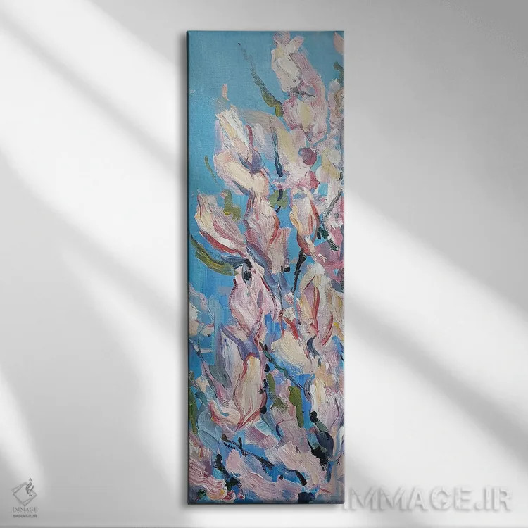 تابلو بهار، به طور غیرمنتظره اثر باورا آسهوا - نمای روبهرو روی دیوار