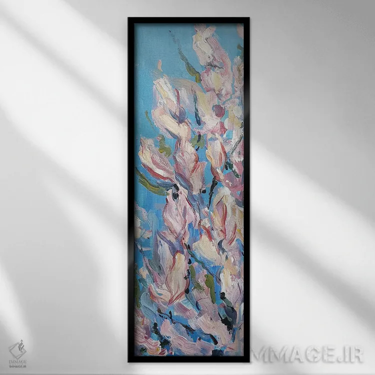 تابلو بهار، به طور غیرمنتظره اثر باورا آسهوا - نمای قابدار مشکی