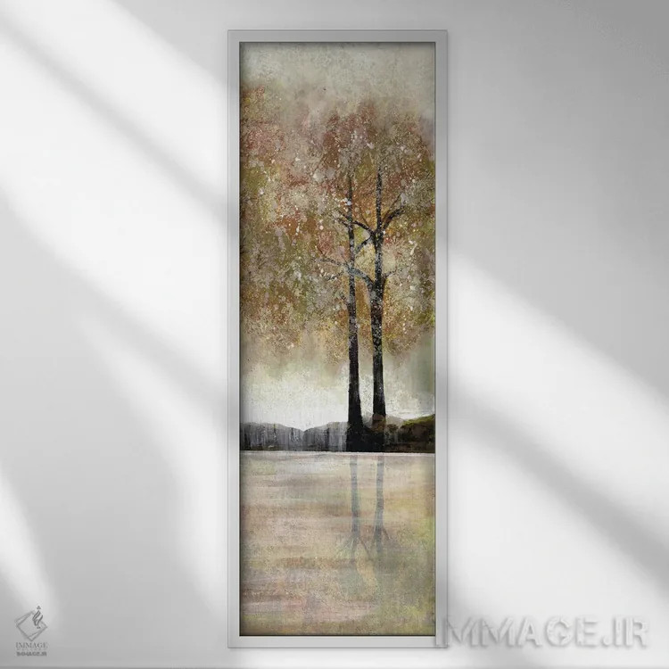 تابلو جنگل آرام ۲ اثر دوریس شَرِست - نمای قابدار سفید