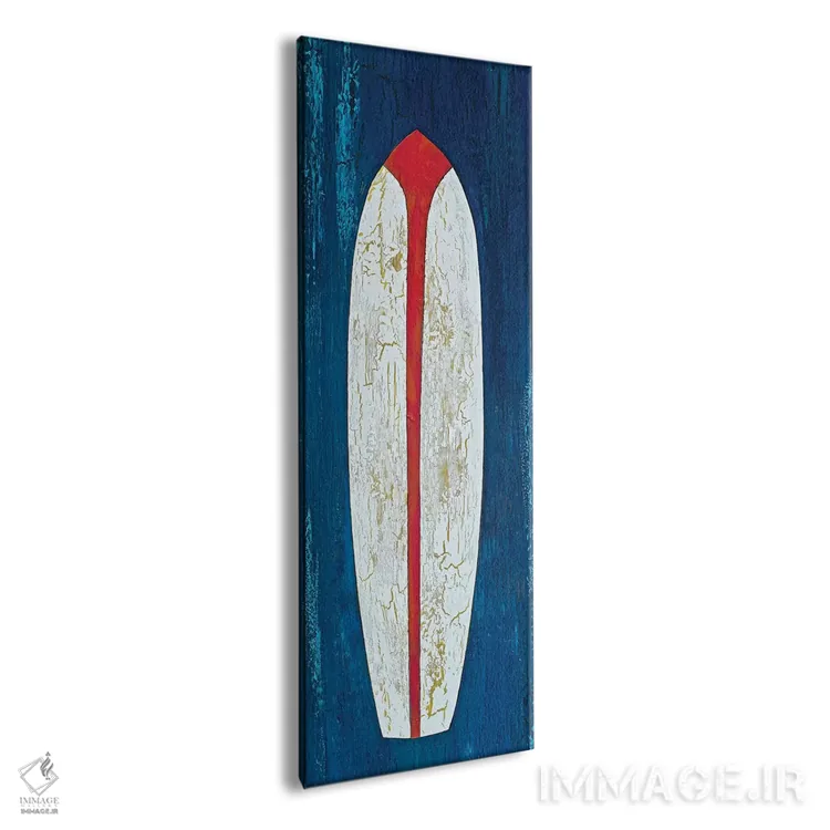 تابلو تختههای موجسواری اثر آلیشیا دان - نمای پرسپکتیو محصول