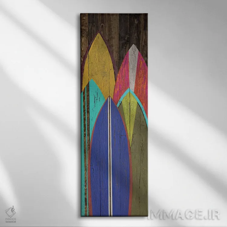 تابلو اوقات خوش پیش رو اثر آلیشیا دان - نمای روبهرو روی دیوار