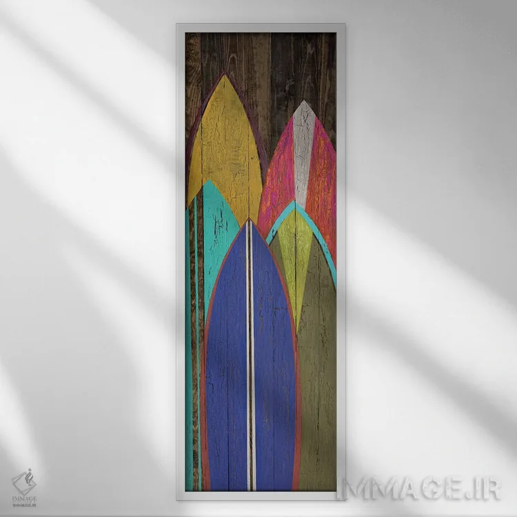 تابلو اوقات خوش پیش رو اثر آلیشیا دان - نمای قابدار سفید