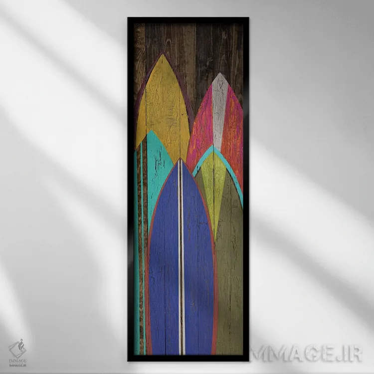 تابلو اوقات خوش پیش رو اثر آلیشیا دان - نمای قابدار مشکی