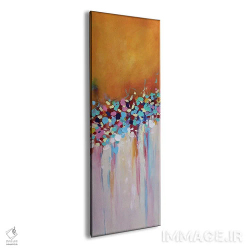 تابلو باغ انتزاعی پنج اثر رباورهاا کریستوا - نمای پرسپکتیو محصول