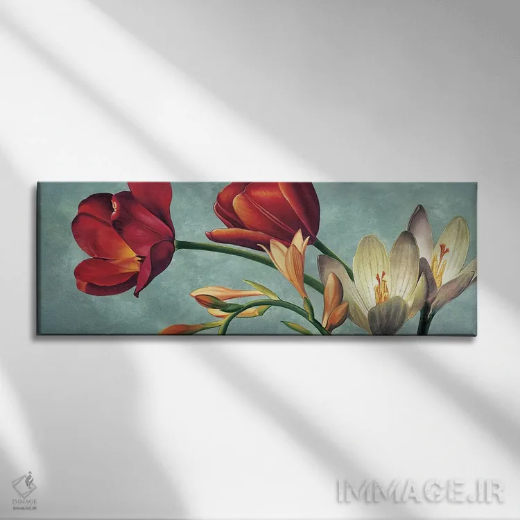 تابلو نور و رنگ (قسمت اول) اثر اوا باربرینی - نمای روبهرو روی دیوار