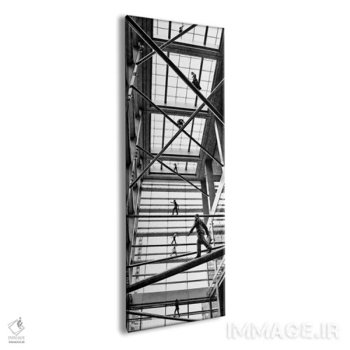 تابلو فضای داخلی سیاه و سفید اثر ارین کلارک - نمای پرسپکتیو محصول