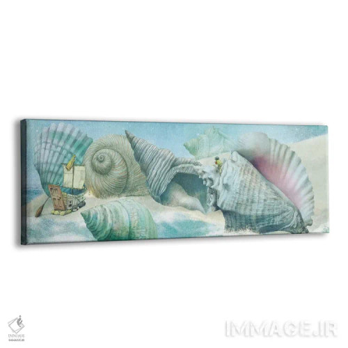 تابلو جزیرهٔ صدفهای غولپیکر اثر اریک فن - نمای پرسپکتیو محصول