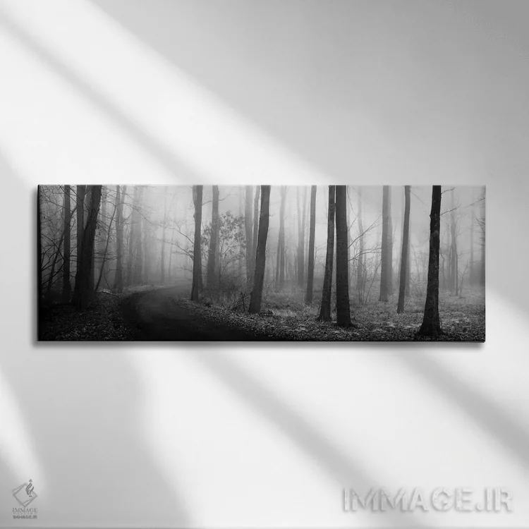 تابلو مسیر جنگلی اثر ارین کلارک - نمای روبهرو روی دیوار