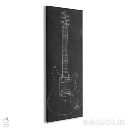 تابلو نقشه گیتار برقی II اثر اتان هارپر - نمای پرسپکتیو محصول