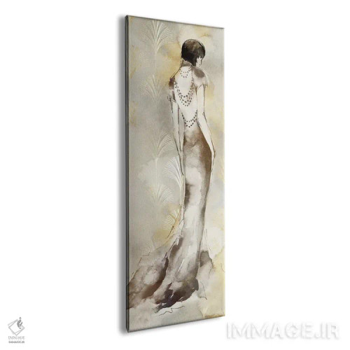 تابلو زن آرت دکو II اثر الی جونز - نمای پرسپکتیو محصول