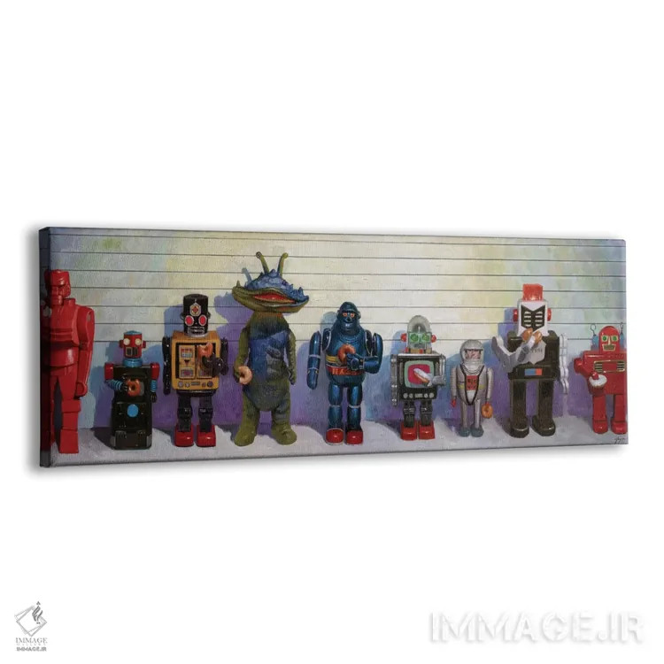 تابلو صف ایستاده اثر اریک جوینر - نمای پرسپکتیو محصول