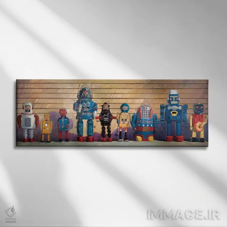 تابلو مظنون معمول اثر اریک جوینر - نمای روبهرو روی دیوار