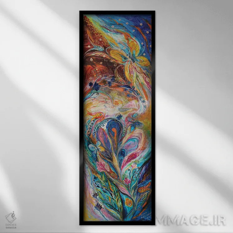 تابلو چهار عنصر: هوا اثر النا کوتلیارکر - نمای قابدار مشکی