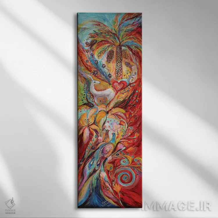 تابلو چهار عنصر: آتش اثر النا کوتلیارکر - نمای روبهرو روی دیوار