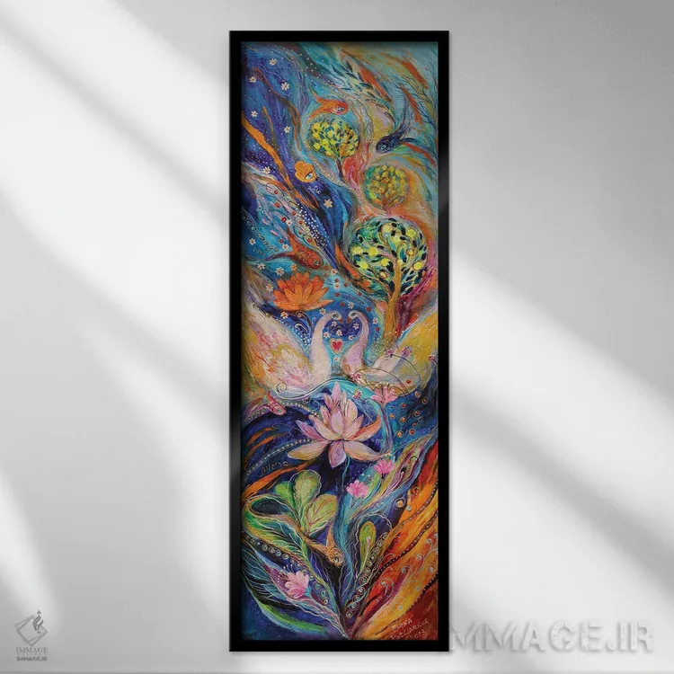 تابلو چهار عنصر: آب اثر النا کوتلیارکر - نمای قابدار مشکی