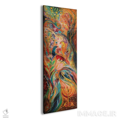 تابلو نور منورا (شمعدان یهودی) اثر النا کوتلیارکر - نمای پرسپکتیو محصول