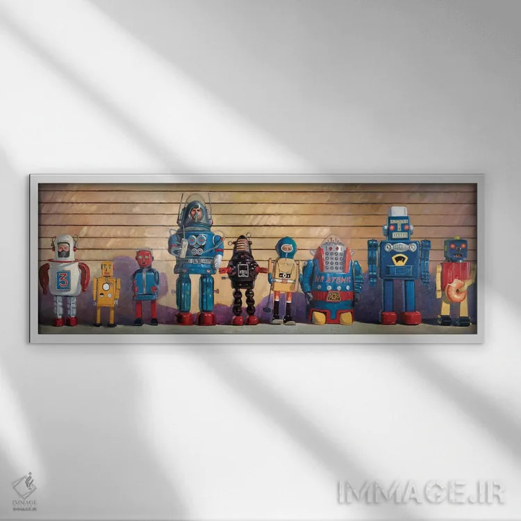 تابلو مظنون معمول اثر اریک جوینر - نمای قابدار سفید