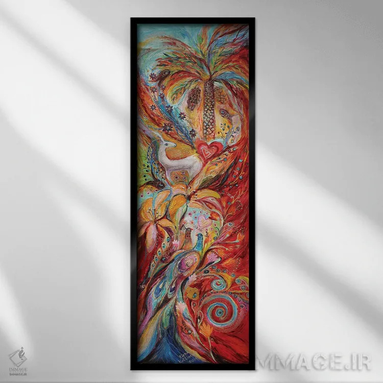 تابلو چهار عنصر: آتش اثر النا کوتلیارکر - نمای قابدار مشکی