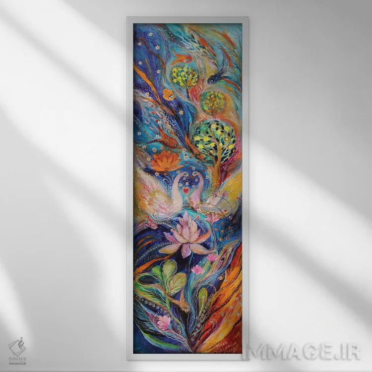 تابلو چهار عنصر: آب اثر النا کوتلیارکر - نمای قابدار سفید