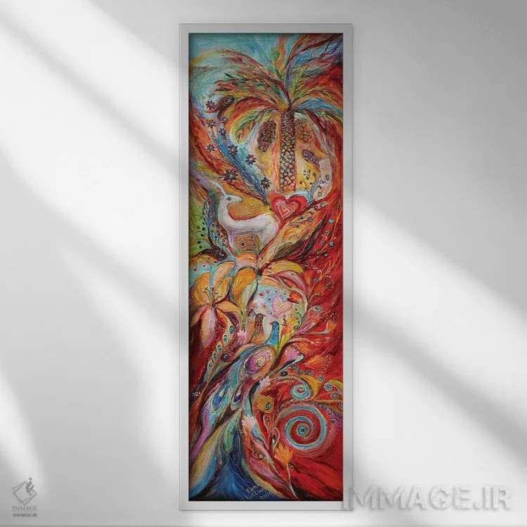 تابلو چهار عنصر: آتش اثر النا کوتلیارکر - نمای قابدار سفید