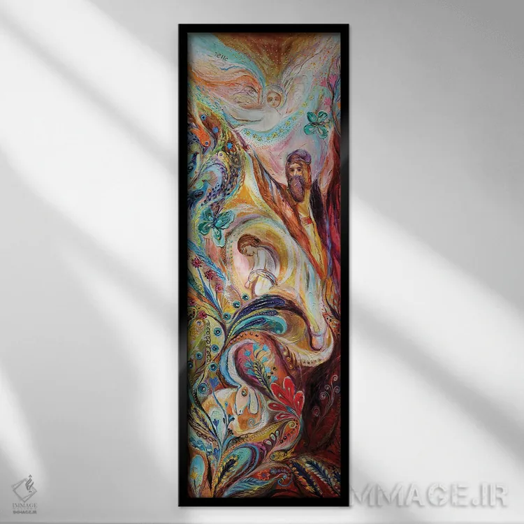 تابلو مجموعه پاتریارکها: ابراهیم اثر النا کوتلیارکر - نمای قابدار مشکی