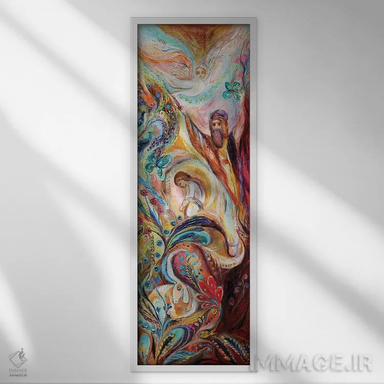 تابلو مجموعه پاتریارکها: ابراهیم اثر النا کوتلیارکر - نمای قابدار سفید