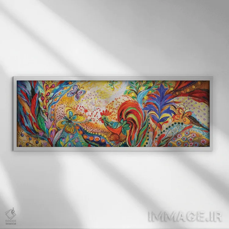 تابلو بیداری شهر قدیمی اثر النا کوتلیارکر - نمای قابدار سفید