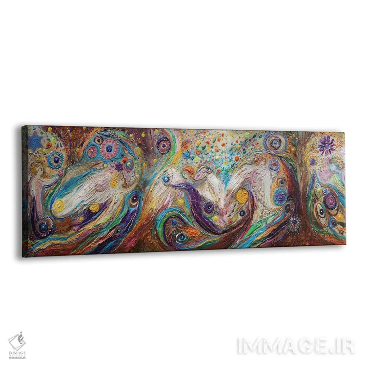 تابلو همآوایی آسمانی: رقص نور اثر النا کوتلیارکر - نمای پرسپکتیو محصول