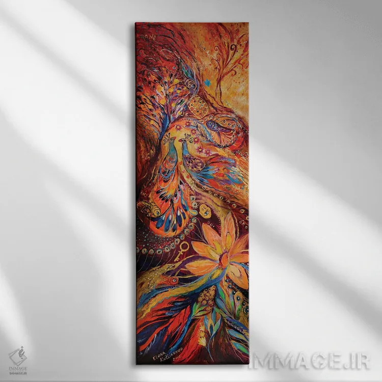 تابلو لحظات عشق: دیپتیک بخش دوم اثر النا کوتلیارکر - نمای روبهرو روی دیوار