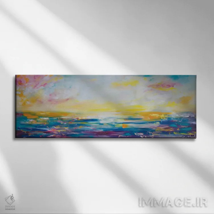 تابلو آزادی خلاقانه اثر امیلی لوئیز هرد - نمای روبهرو روی دیوار