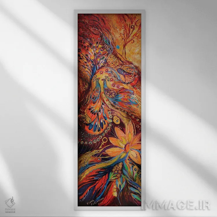 تابلو لحظات عشق: دیپتیک بخش دوم اثر النا کوتلیارکر - نمای قابدار سفید