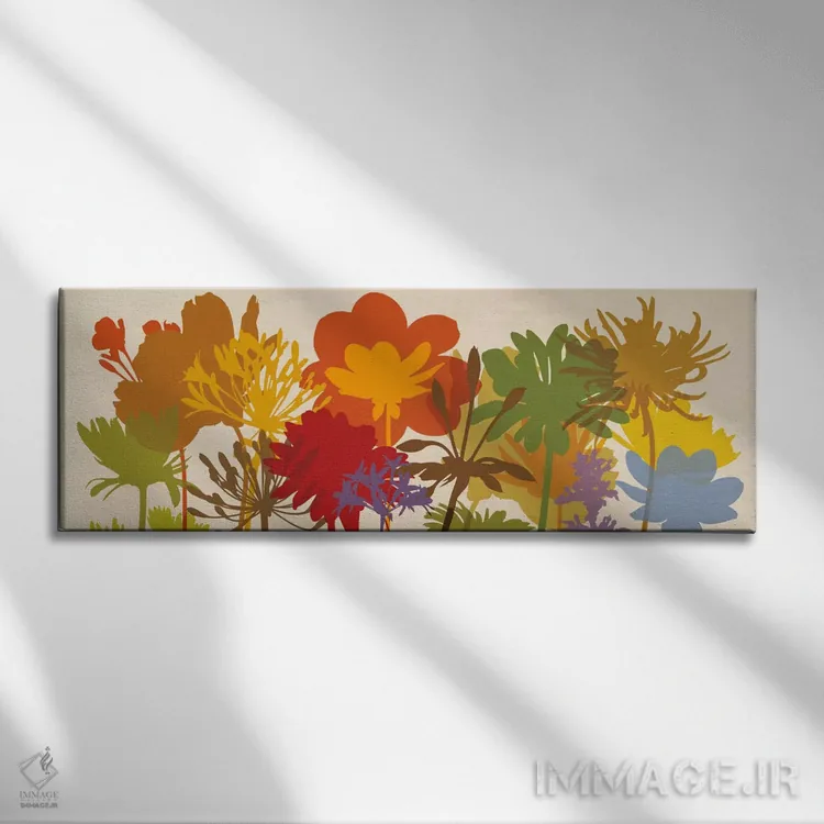 تابلو شکوفه درخشان اثر ارین لانگه - نمای روبهرو روی دیوار