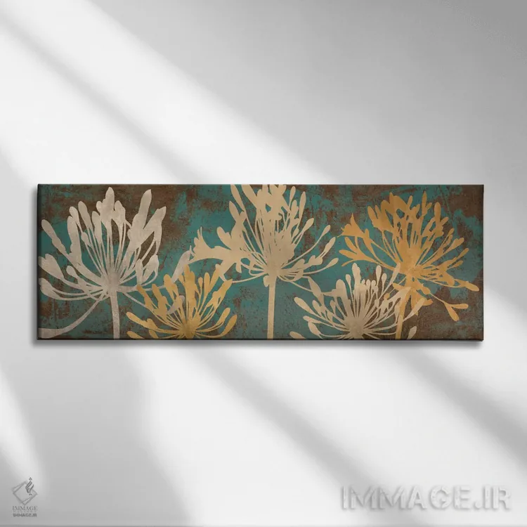 تابلو پنج دوست اثر ارین لانگه - نمای روبهرو روی دیوار