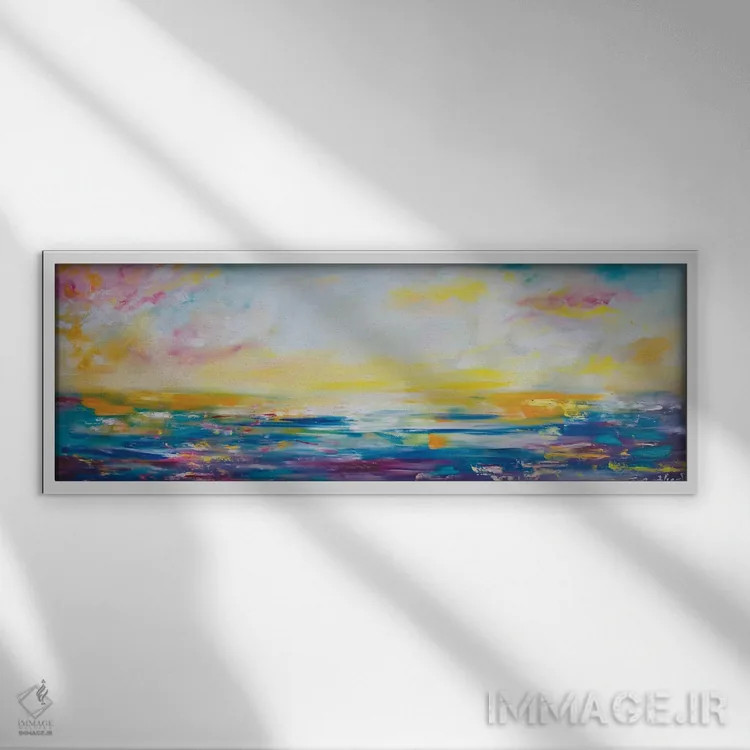 تابلو آزادی خلاقانه اثر امیلی لوئیز هرد - نمای قابدار سفید