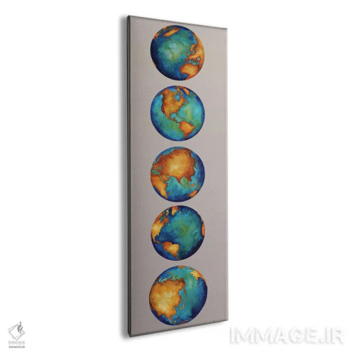 تابلو زمین اثر الیزابت مدلی - نمای پرسپکتیو محصول