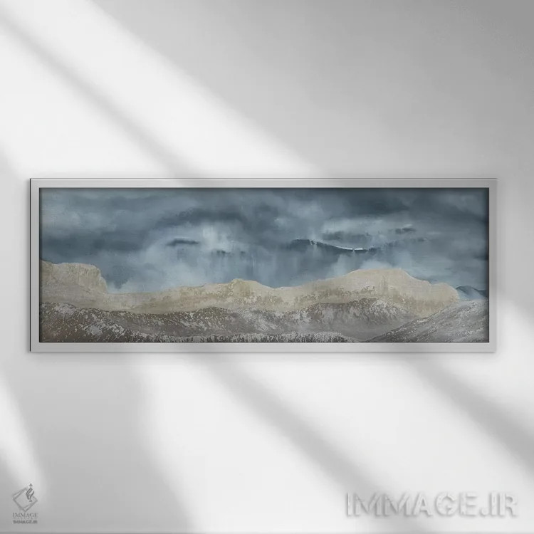 تابلو دیوار چین اثر امیلی ماگون - نمای قابدار سفید