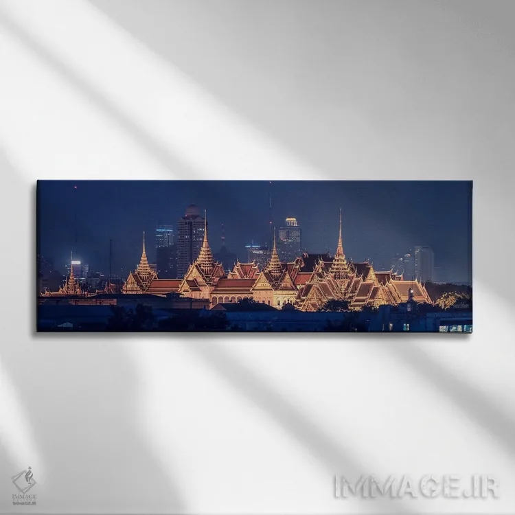 تابلو بامهای گرند پالاس (کاخ بزرگ) اثر مانجیک پیکچرز (استودیو عکاسی یا فیلمسازی) - نمای روبهرو روی دیوار