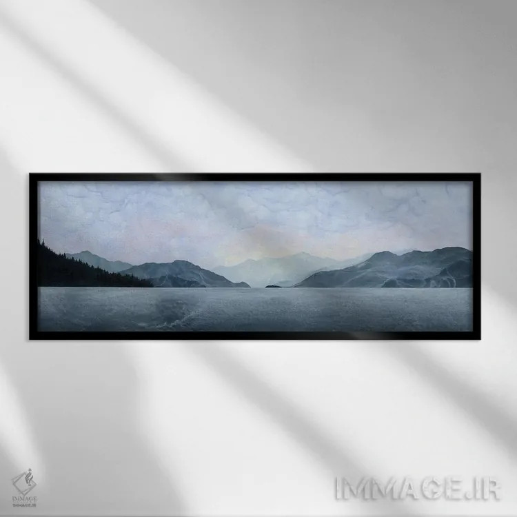 تابلو وابسته اثر امیلی ماگون - نمای قابدار مشکی