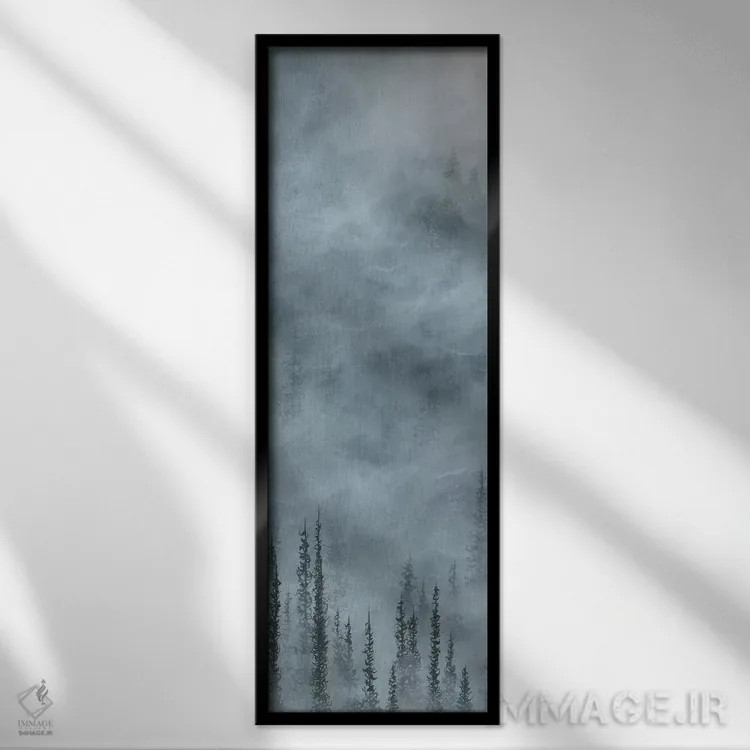 تابلو وضوح اثر امیلی ماگون - نمای قابدار مشکی