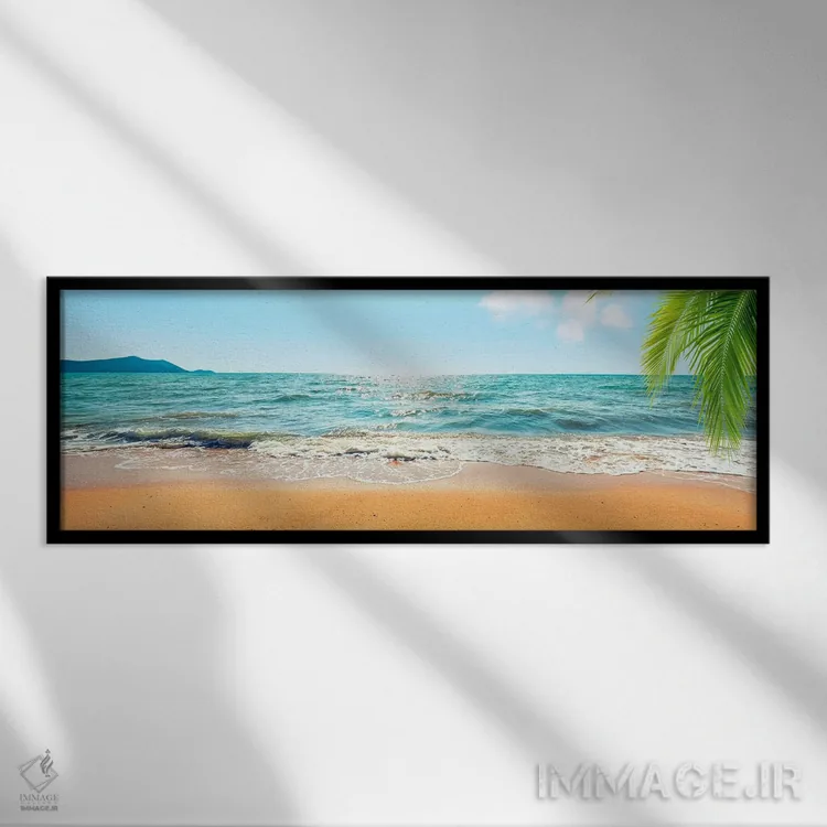 تابلو حال و هوای تعطیلات اثر مانجیک پیکچرز (استودیو عکاسی یا فیلمسازی) - نمای قابدار مشکی