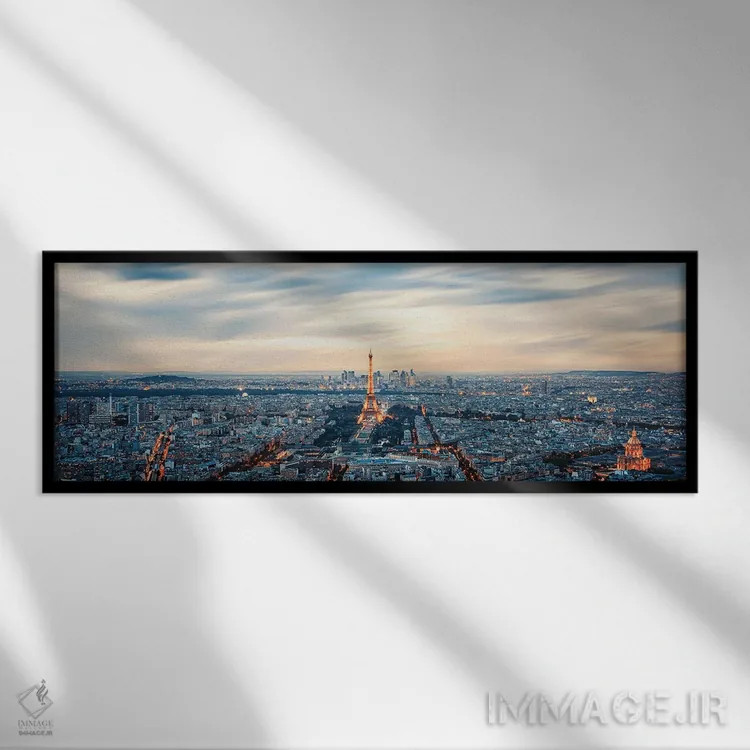 تابلو پایان روز اثر مانجیک پیکچرز (استودیو عکاسی یا فیلمسازی) - نمای قابدار مشکی