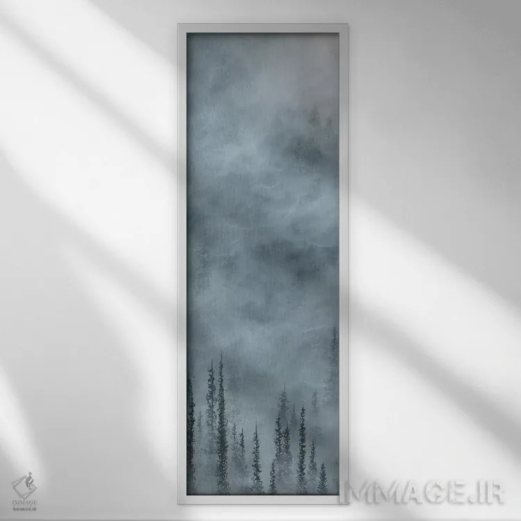 تابلو وضوح اثر امیلی ماگون - نمای قابدار سفید