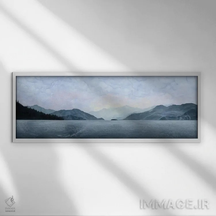 تابلو وابسته اثر امیلی ماگون - نمای قابدار سفید