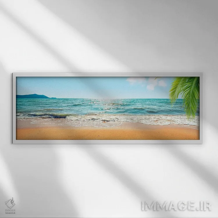 تابلو حال و هوای تعطیلات اثر مانجیک پیکچرز (استودیو عکاسی یا فیلمسازی) - نمای قابدار سفید