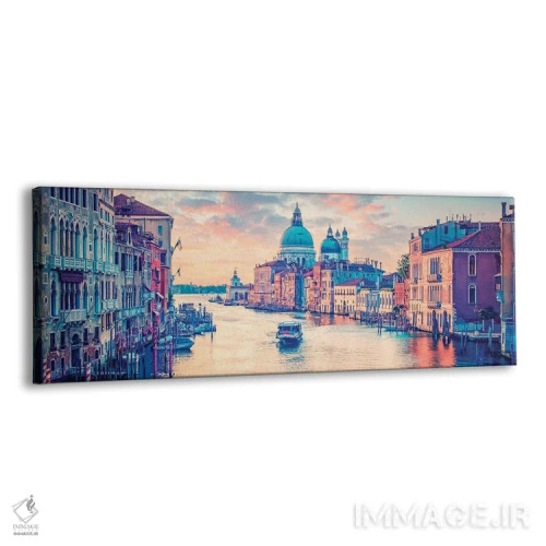 تابلو ونیز نارنجی اثر مانجیک پیکچرز (استودیو عکاسی یا فیلمسازی) - نمای پرسپکتیو محصول