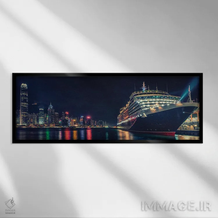 تابلو ملکه ویکتوریا اثر مانجیک پیکچرز (استودیو عکاسی یا فیلمسازی) - نمای قابدار مشکی