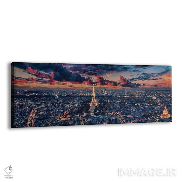 تابلو پانورامای غروب پاریس اثر مانجیک پیکچرز (استودیو عکاسی یا فیلمسازی) - نمای پرسپکتیو محصول