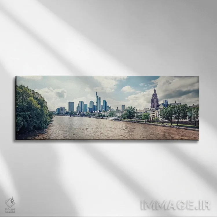 تابلو فرانکفورت آم ماین (آلمان) اثر مانجیک پیکچرز (استودیو عکاسی یا فیلمسازی) - نمای روبهرو روی دیوار