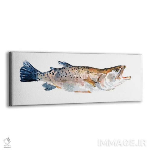 تابلو قزلآلای خالدار ۲ اثر اما اسکاروی - نمای پرسپکتیو محصول