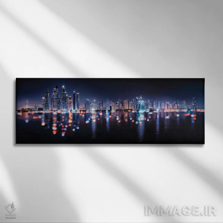 تابلو بوکهٔ دبی (افکت عکسبرداری) اثر مانجیک پیکچرز (استودیو عکاسی یا فیلمسازی) - نمای روبهرو روی دیوار